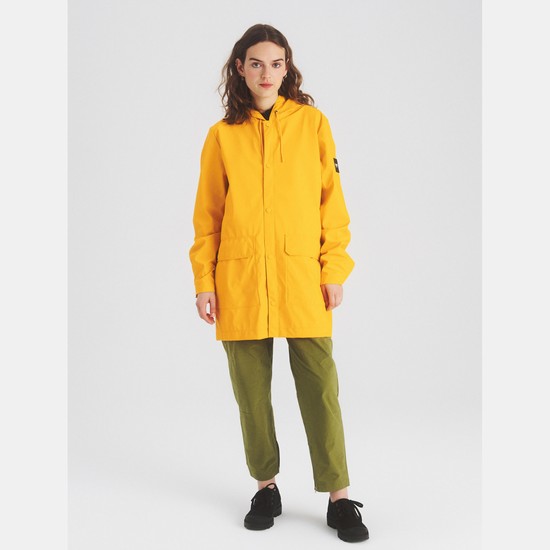 Aigle The Long, Lightweight And Waterproof Coats Men Yellow ZA-27356